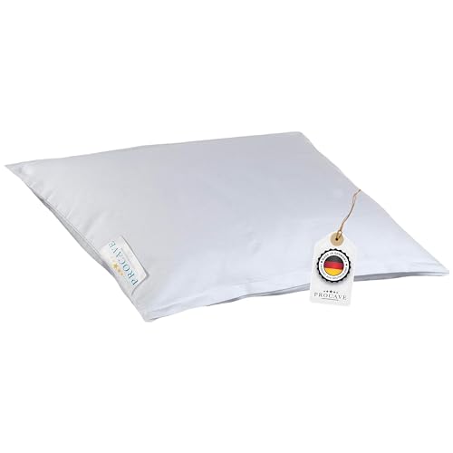 PROCAVE Feinflanell - Schutzbezug für Kissen in der Größe 100 x 100 cm Kissenbezug aus 100% Baumwolle mit Reißverschluss - Made in Germany - schützt Das Kissen vor Verunreinigung