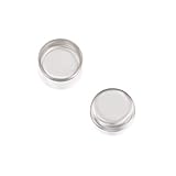 Stera Jewelry 12 Pcs Round Setting 925 Sterling Silver 6 mm Bezel Cup Findings For Rings Pendants...