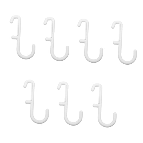 STOBAZA Black Pegboard Hangers 7pcs Plastic Hooks for Wall Hooks for Tool Equipment Organization