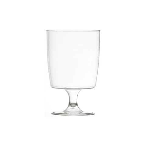 Regalzone 100 Recyclable Plastic Wine Glasses Cover