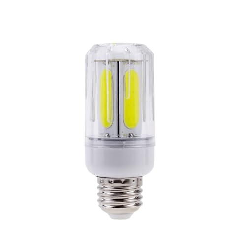 1fortunate Lights 5pcs AC220V / 110V Brillante E27 LED COB Bombillas de maíz E26 E14 E12 B22 Lámparas 1 2W 16w Bulbos Blancos for Dormitorio doméstico(Warm White 16W,E26)