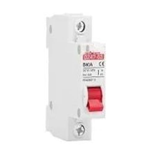 Disjoncteur CC MCB 80A idéal pour panneau solaire de camping-car 12V