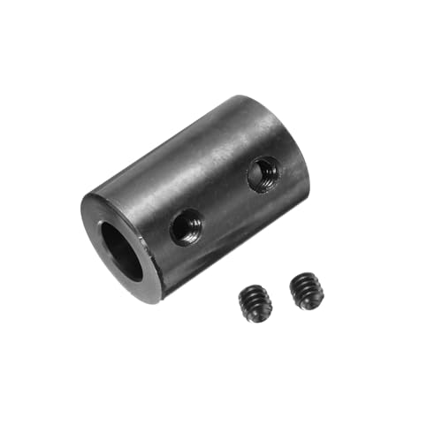 Accouplement rigide en acier noir 1/27" uxcell de haute précision - 5