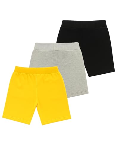 Image of Kuchipoo Boys Regular Fit Cotton Shorts - Pack of 3