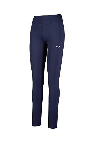 Mizuno Full Length Tight pantalones ajustados evitan transparencias en flexiones de mujer