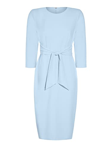 Adrianna Papell Women's Bow Sheath Dress with Three Quarter Sleeves4