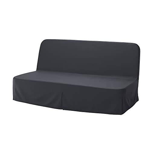 IKEA NYHAMN - Sofá cama de 3 plazas, con colchón de espuma, color gris oscuro