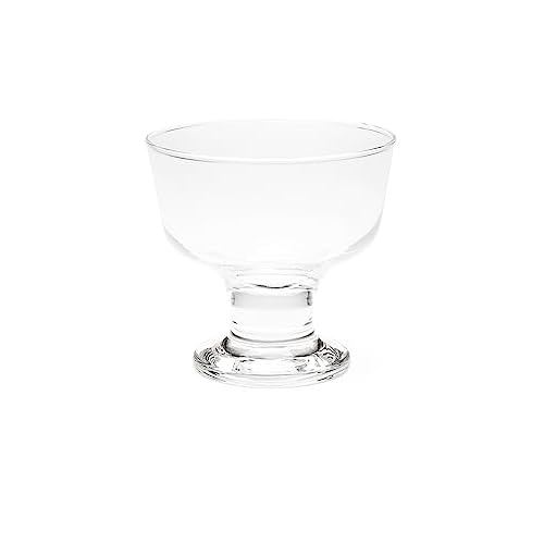 Excelsa Malibù Juego de 6 Copas de Helado, Cristal