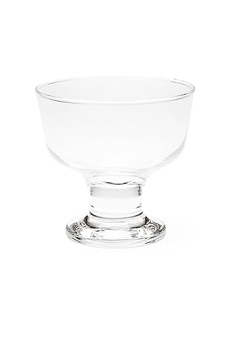 Excelsa Malibú Juego de 6 Copas de Helado, Cristal, Transparente