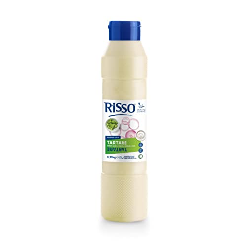 Salsa Tártara - Deliciosas Notas Aromáticas y Textura Cremosa - Bote de 1 L - Producto Vegetariano...