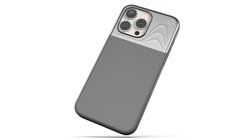 EMF Blocker for Cell Phone with Anti Radiation for iPhone 15 Pro Case, EMF Protection & Radiation Blocking Alara Case, USA Brand with 20 Patents, Slim Snap On MagSafe Compatible 5G Shield, Grey