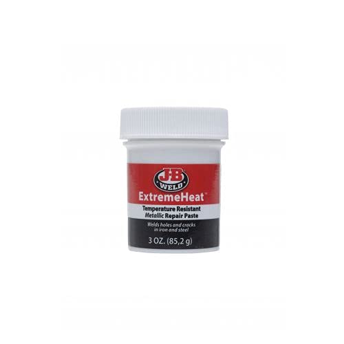 J-B Weld 37901SPA Metallpaste, Metall, Hochtemperatur, Harz, Epoxidharz, Metall, Löcher, Auspuffrohre, Schalldämpfer, Motor, Krallen, Reparaturen, bis 1300 °C, 85,2 g