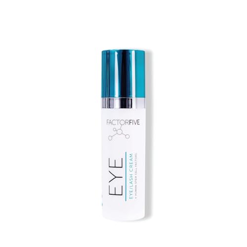 FACTORFIVE Eye and Lash Cream with Human Derived Apidose Stem Cell Growth Factors for Anti Aging Crows Feet Reduction and Under-Eye Bags 0.16fl oz/5ml