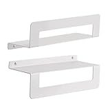 Gedy Cleo Mensola Bagno Doppia Funzione, Portaoggetti Bagno e Porta Asciugamani, Realizzat...