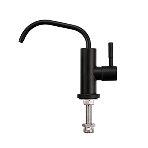 Water Filter Tap for Kitchen Reverse Osmosis Water Tap with 360 Rotation Cold Water Tap Kitchen Sink Taps,Black
