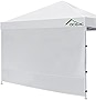 ACEPIC Instant Canopy Tent SideWalls with Silver Coating for 10x10 FT Pop Up Canopy, 300D Polyester 100% Waterproof and 99% UV Protection, 1Piece of Sidewall Only, Silver/Gray