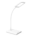 TROND LED Desk Lamp for Home Office, 3 Color Modes 7 Brightness, Dimmable Table Lamp, Eye Caring Reading Light, Adjustable Gooseneck, Touch Control, Setting Memory, Desk Light for Study Task Work
