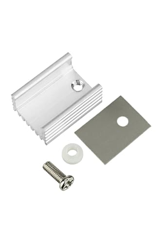 TO220 alüminyum radyatör seti; transistör, Mosfet, Bjt, LM78xx, LM317, IRFxxx ve TDAxx
