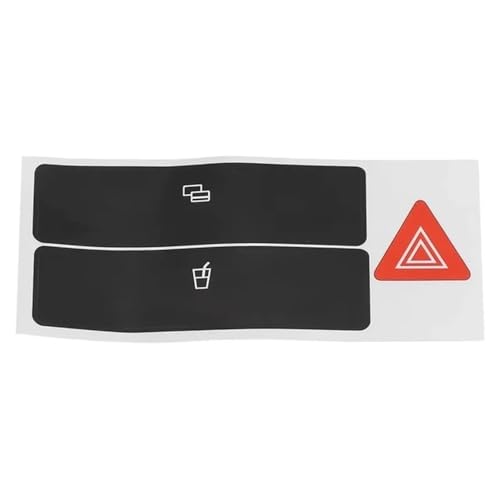 Autocollant bouton Audi A6 C5 1997-2004 de haute précision pour porte-gobelets et clignotants