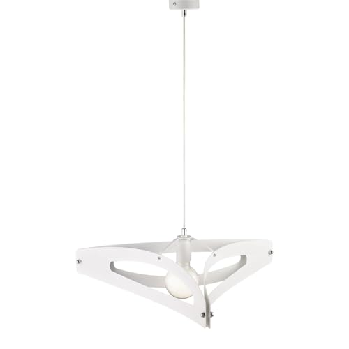 Lámpara colgante Onyx cromada de 51 cm con cable orientable