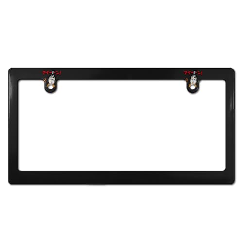 志村けん だいじょうぶだぁ 変なおじさん ナンバープレート フレーム ナンバーフレーム 普通車 軽自動車適用 装飾ボーダー タグ装飾 耐久性 カーアクセサリー 錆びにくい おしゃれ ?り物