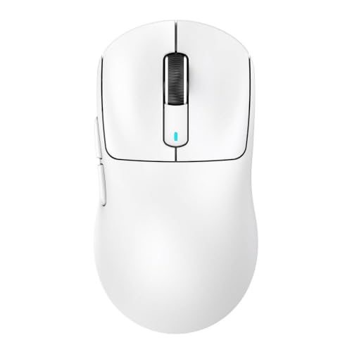 Mouse Gamer sem Fio Attack Shark X3pro 4k/8k, Tri-mode, 26.000 Dpi, Sensor Óptico Paw3395, 7 Botões - Branco