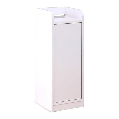 ルーター収納 モデムラック 幅30 電話台 FAX台 鏡面 スリム 北欧 木製 おしゃれ キャビネット wifiラック wifi wi-fi チェスト すき間 隙間 収納 組立式 白 ホワイト