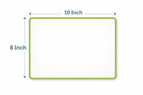 Image of YAJNAS 8x10 Inch Double Sided White Board Mini Slate for Kids Pre Writing Practice Drawing Writing Learning Board Educational Toy for Toddlers Preschool Nursery Children Reusable Whiteboard Slate