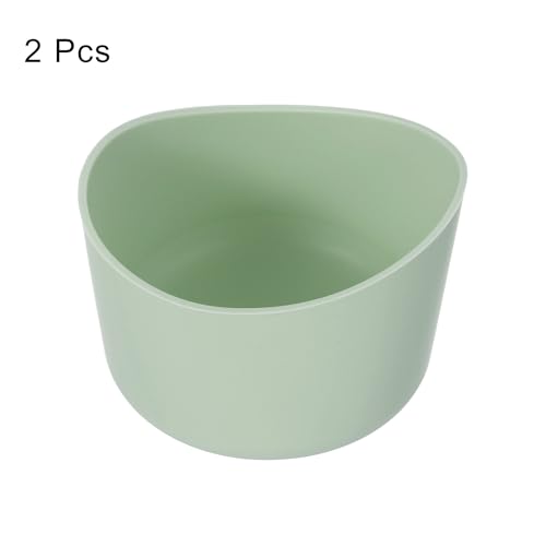 Manchons en silicone vert clair 7 cm pour dessous de bouteille d'eau x2