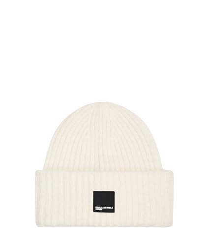 KARL LAGERFELD JEANS, Homme, Bonnet À Logo Essentiel, Noir, One size