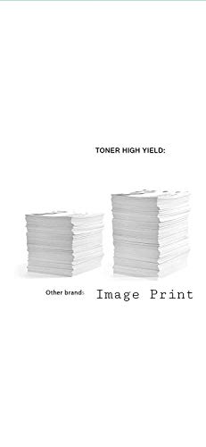 Image Print 80X Black / CF280X Toner Cartridge Compatible with HP M401, M401d, M401dn, M401dne, M401dw, M401n, M425, M425dn, M425dw Printer (Pack of 2)