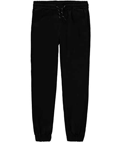 Boys 2-20 Pull-On Twill Joggers with Elastic Waistband and Drawstring