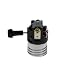B&P Lamp 3-Terminal Med. Base, Turn Knob Socket Interior