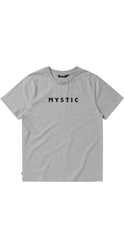 Mystic Camiseta de la marca 2025 para hombre, color gris claro