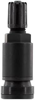 MaxSensor 100 válvulas universales para neumáticos, aluminio, 11,3 mm, color negro