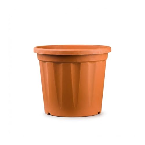 Image of 9 Inch Heavy Duty Plastic Planter | Grower Pot /Garden Pot for Home & Garden (Black) (Pack of 6)