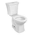 American Standard 204BA200.020 Edgemere Two-Piece Toilet, Round Front, Dual Flush, White, 1.1-1.6 gpf