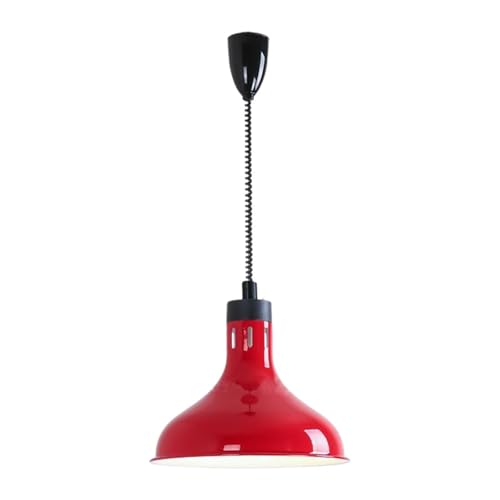 Lampe chauffante buffet rouge rétractable E27 contre les plats froids - 2