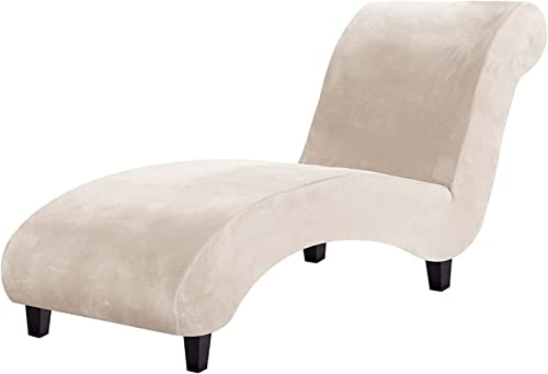 AQIGR Fodera per Chaise Longue in Jacquard Elasticizzata Senza Braccioli, per Chaise Longue di Lusso, per Sedie a Sdraio, per Soggiorno Camera da Letto Salotto (Color : B)