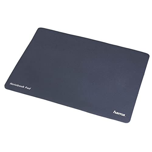 Hama Mouse-Pad 3in1: Mikrofaser-Mauspad, Display-Schutz und Reinigungs-Tuch, geeignet für Notebooks mit Einer Bildschirmdiagonale von 40cm (15,6 Zoll), anthrazit