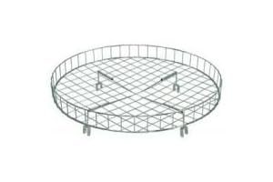 Easily Organize Your Garments with Our 30" Diameter Wire Top Basket for Round Racks