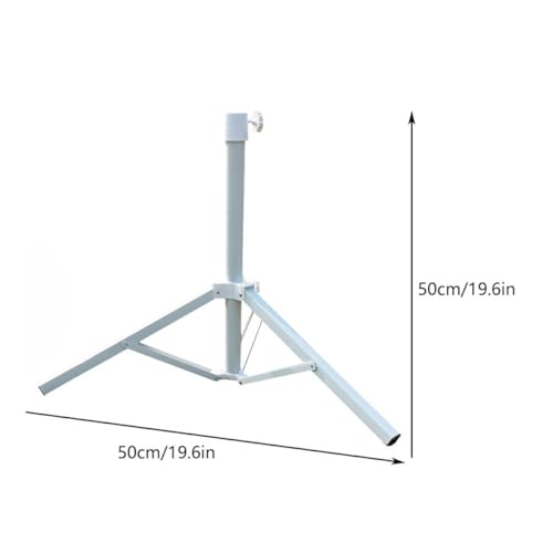 Base estable triangular de hierro para evitar caídas de sombrillas en patios y terrazas 3