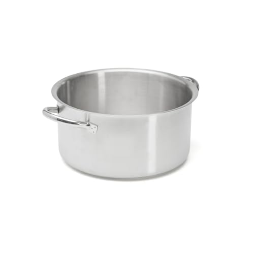 De Buyer - Faitout sans couvercle en inox PRIM'APPETY - 28 cm - Sans PFAS, Inox 18/10 de Qualité...