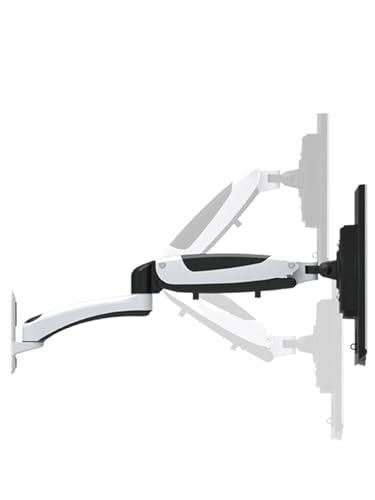 Support d'écran rotatif mural pour optimiser le télétravail à la maison - 4