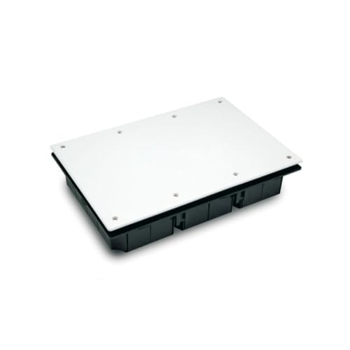 FAMATEL - Cajas empotrar registros ICT IP30 | ICT RTR TB+RDSI | Tapa con tornillos | 300x500x60 | Blanco y negro
