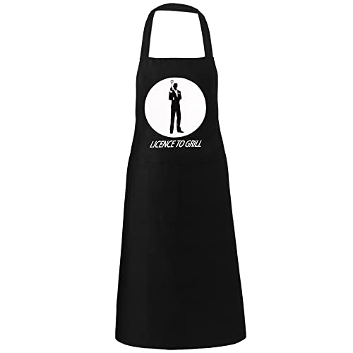 myshoestore® pour homme et femme unisexe adulte nouveauté chef cuisinier boucher Cuisine Tablier avec Poche, noir, SIZE: ONE Cover