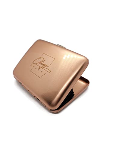 Oligo Effect Luxury Copper Clean Wallet & Self-Sterilizing Luxury Wallet | Slim Luxury Wallet For Men, Large Capacity Money Holder W/ Rfid Blocking Shield, Tough Copper Metal Matte Exterior, Minimalist Design | Stores +10 Credit Cards, Ids, Notes, & Cash #TOP26