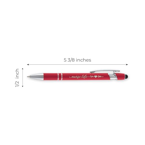 Coffret cadeau infirmière moderne avec porte-documents blanc et stylo