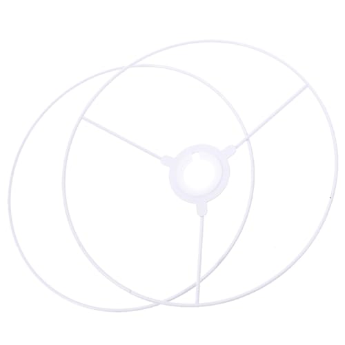Soporte de pantalla para lámpara E27 con diseño moderno de metal circular decorativo