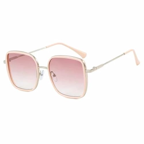 Lunettes de soleil tendance en métal avec finition oversize et design soigné